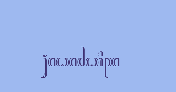 Jawadwipa Adisastra font thumb